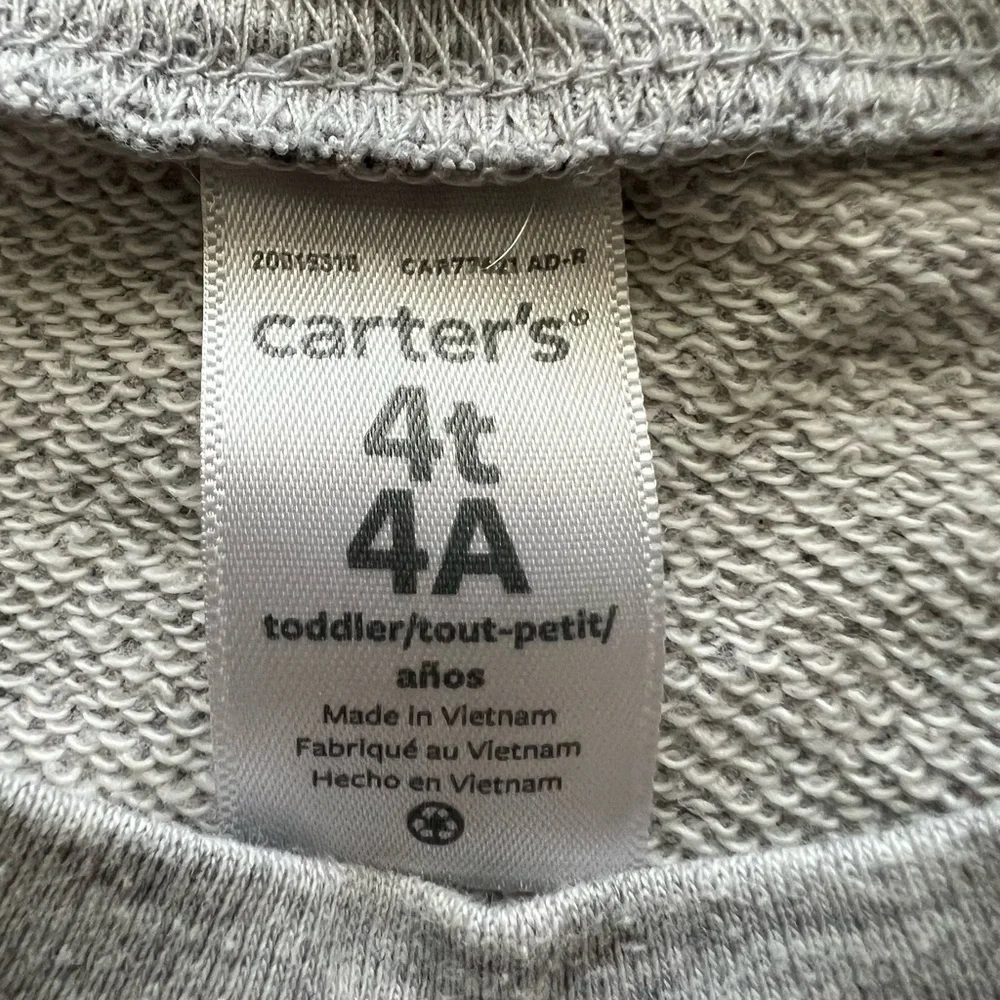 Carter’s boys kids toddlers‎ size 4T dinosaur sweatshirt fall casual activewear